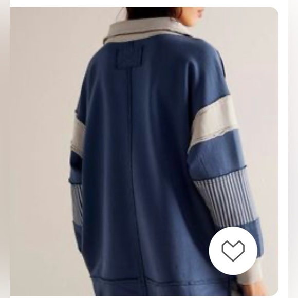 Women’s Free People We The Free Clean Prep Polo. Size Large. NWOT - Picture 2 of 15